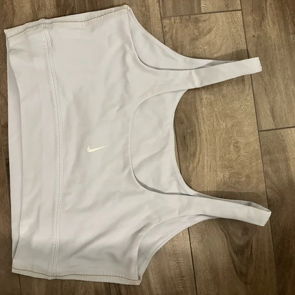 White Cropped Tank Top - Picture 2 of 2